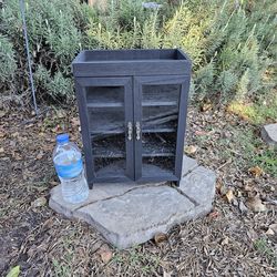 Small black cabinet