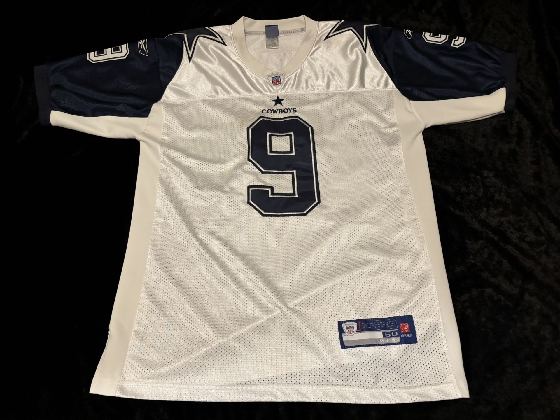 Mens XL Vintage Y2K Tony Romo Dallas Cowboys Stiched Reebok Jersey
