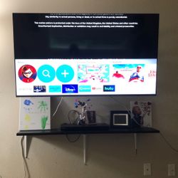 55 Inch 4K UHD Samsung Tv With Swivel Wall Mount