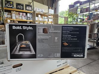 Kohler Lyric Workstation Dual-Mount Kitchen Sink