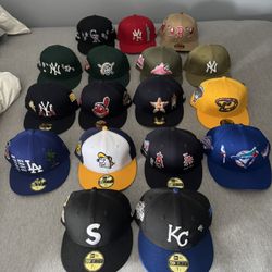 Custom MLB fitted hats