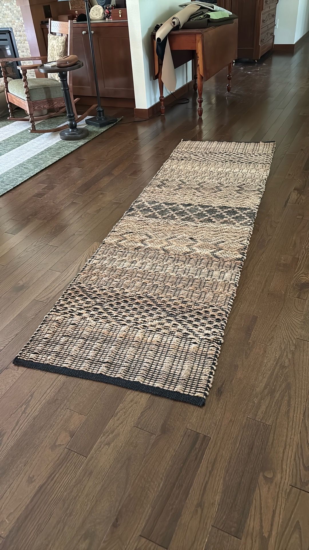 Woven Jute Runner Rug