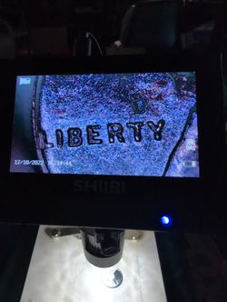 1943 BU L On Rim Die Chip Steel Cent 