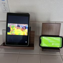 iPad Or Tablet And Cellphone Holder 