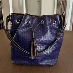 Dooney & Bourke Embossed Woven Draw-string Bag Gorgeous! 