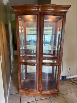 Tall Hutch Display case Furniture