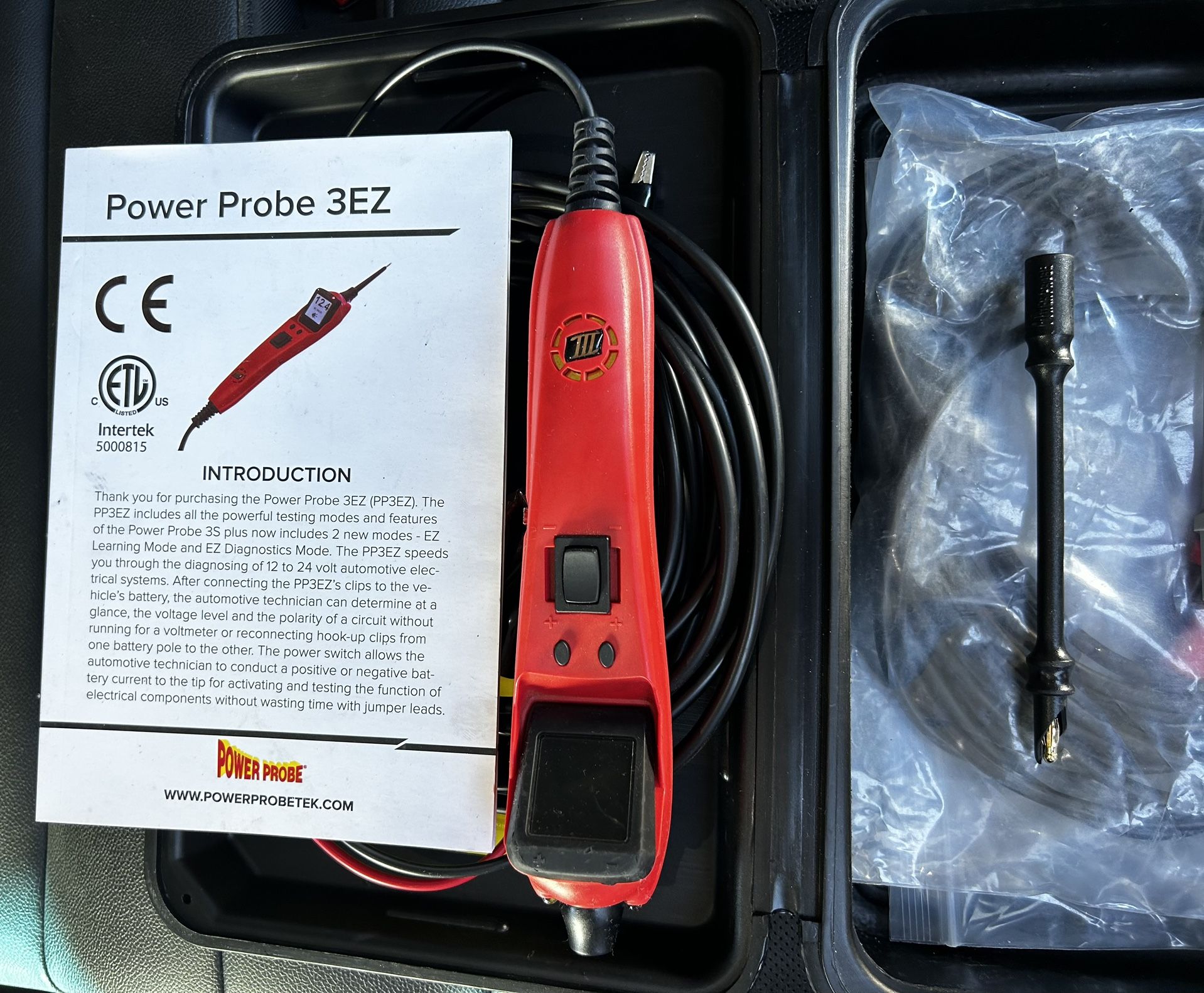 Power Probe 3EZ w/Case & Accessories - Red PP3AZREDAS