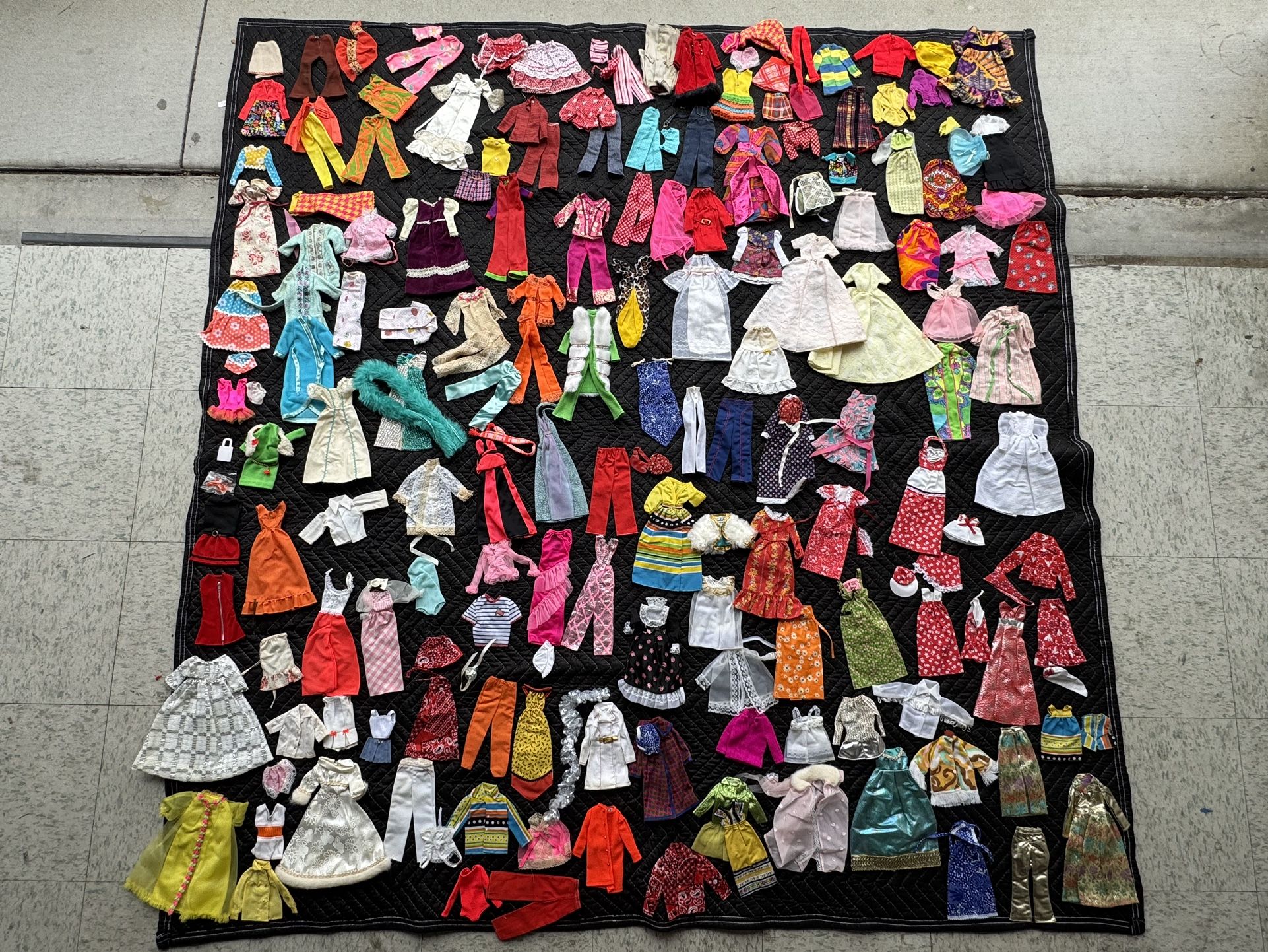 Huge Vintage Collection Of Barbie Dolls And Clothes
