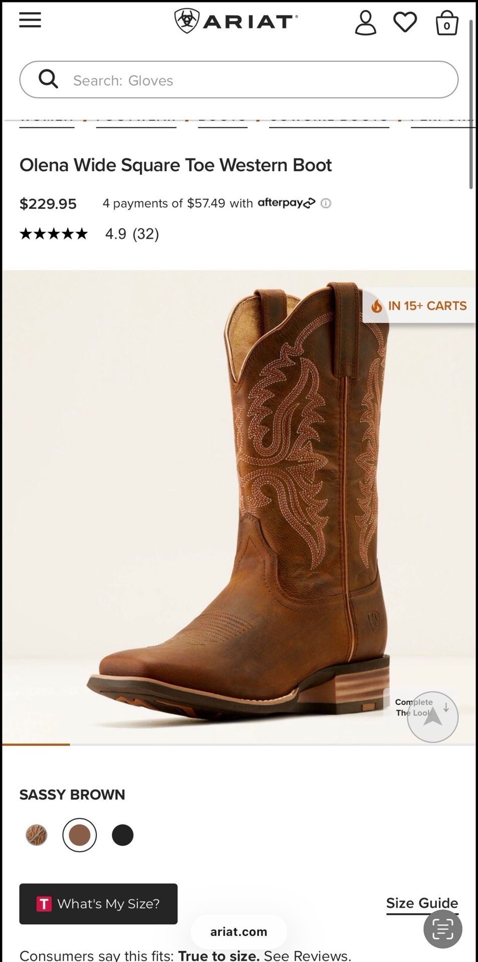 Women’s 5.5 ARIAT BOOTS brand new in box