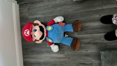Giant Super Mario plush
