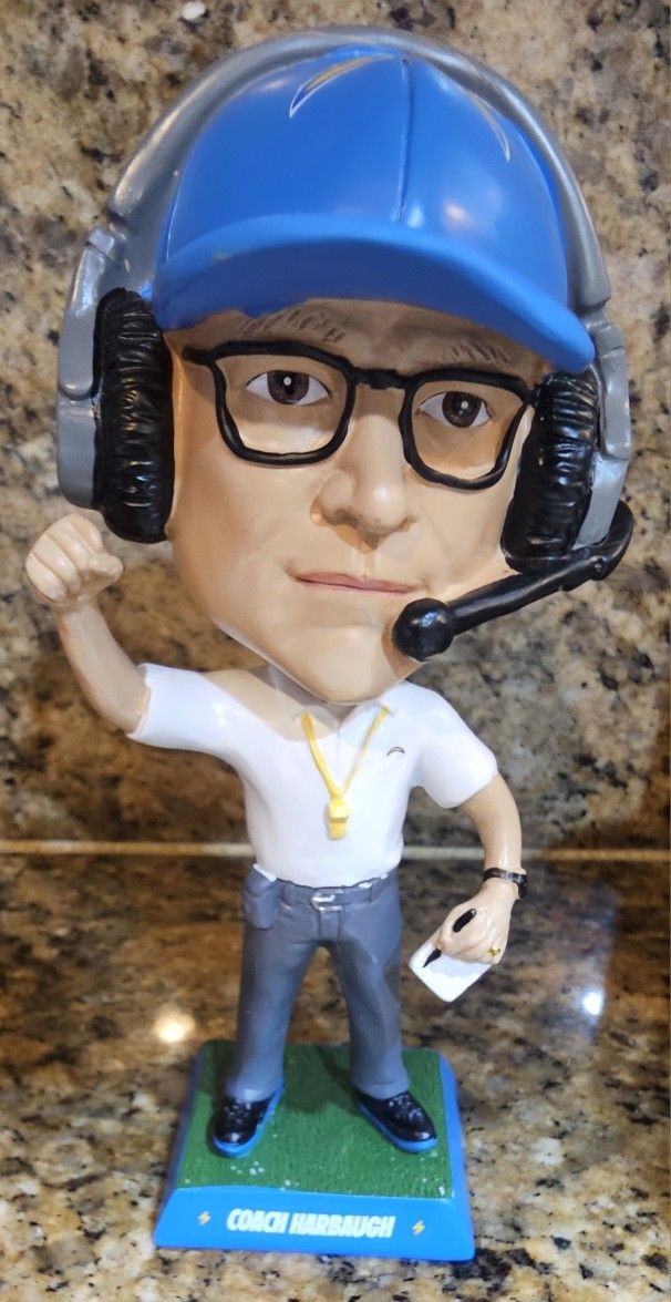 Chargers Jim Harbaugh Bobblehead