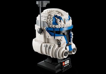 LEGO Star Wars Captain Rex Helmet Building Set, The Clone Wars Collectible Model for Adults, Star Wars Memorabilia, 75349