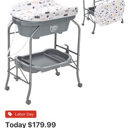 Baby Changing Table And Tub 