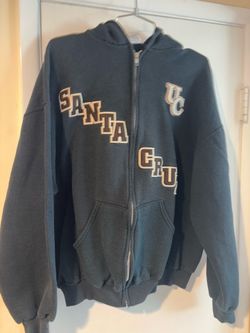 Vintage Russell uc Santa Cruz hoodie zip up