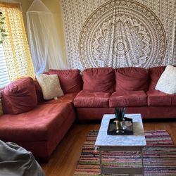 Orange Sectional 