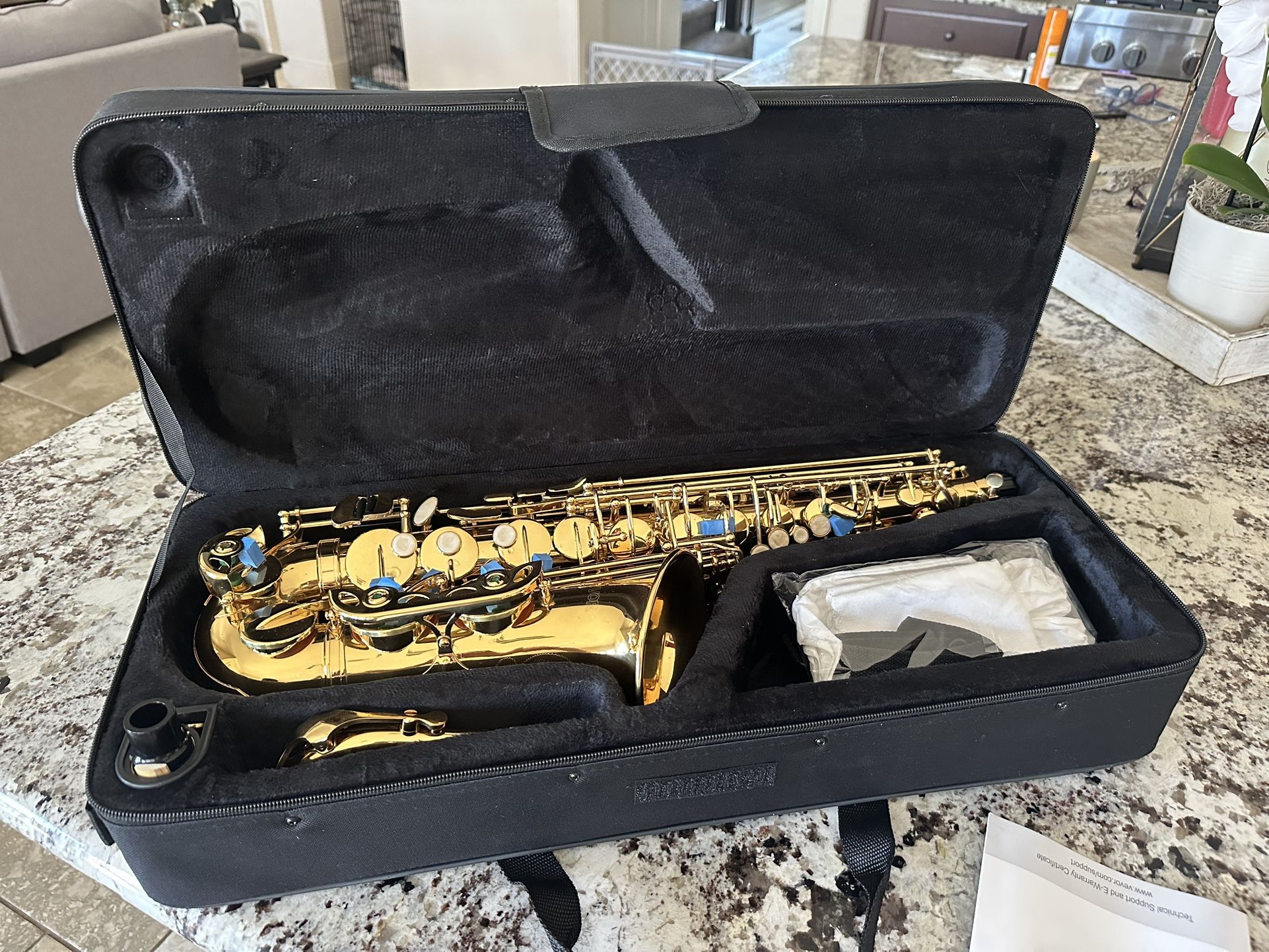 Brand New saxophone never opened