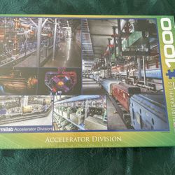 New Eurographics Fermilab Accelerator Division 1000 Piece Puzzle 