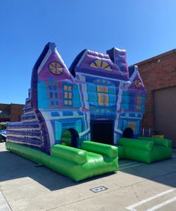 Halloween Inflatable Obstacle Course