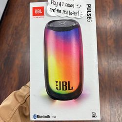JBL Pulse 5 Bluetooth Speaker New - $1 To Take it Home same Day and Pay the Rest later!