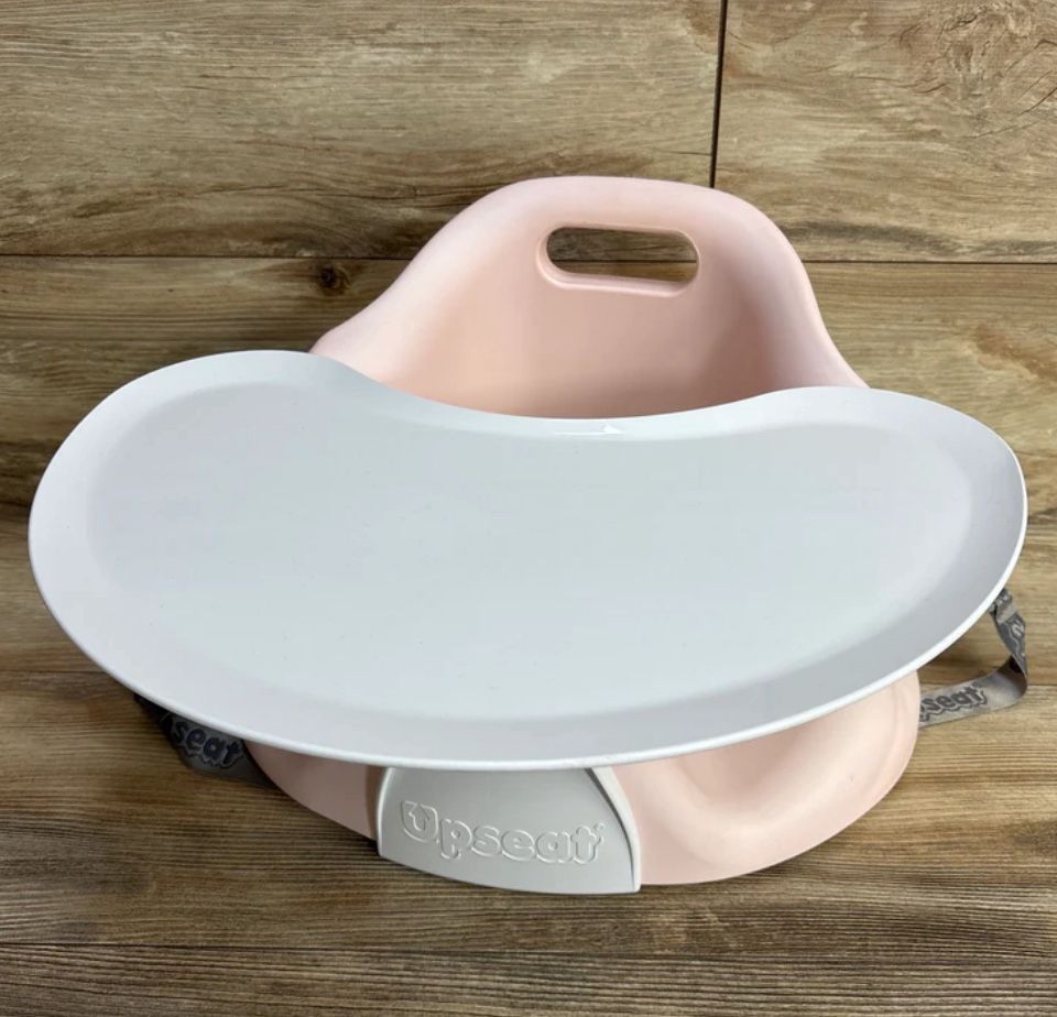 Upseat Baby Floor and Booster Seat in Pink