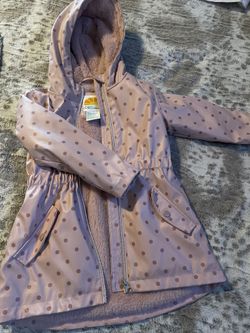 Toddler Girls Size 4T Rain Jacket 