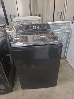 GE profile top load 5.3 washer Grey new