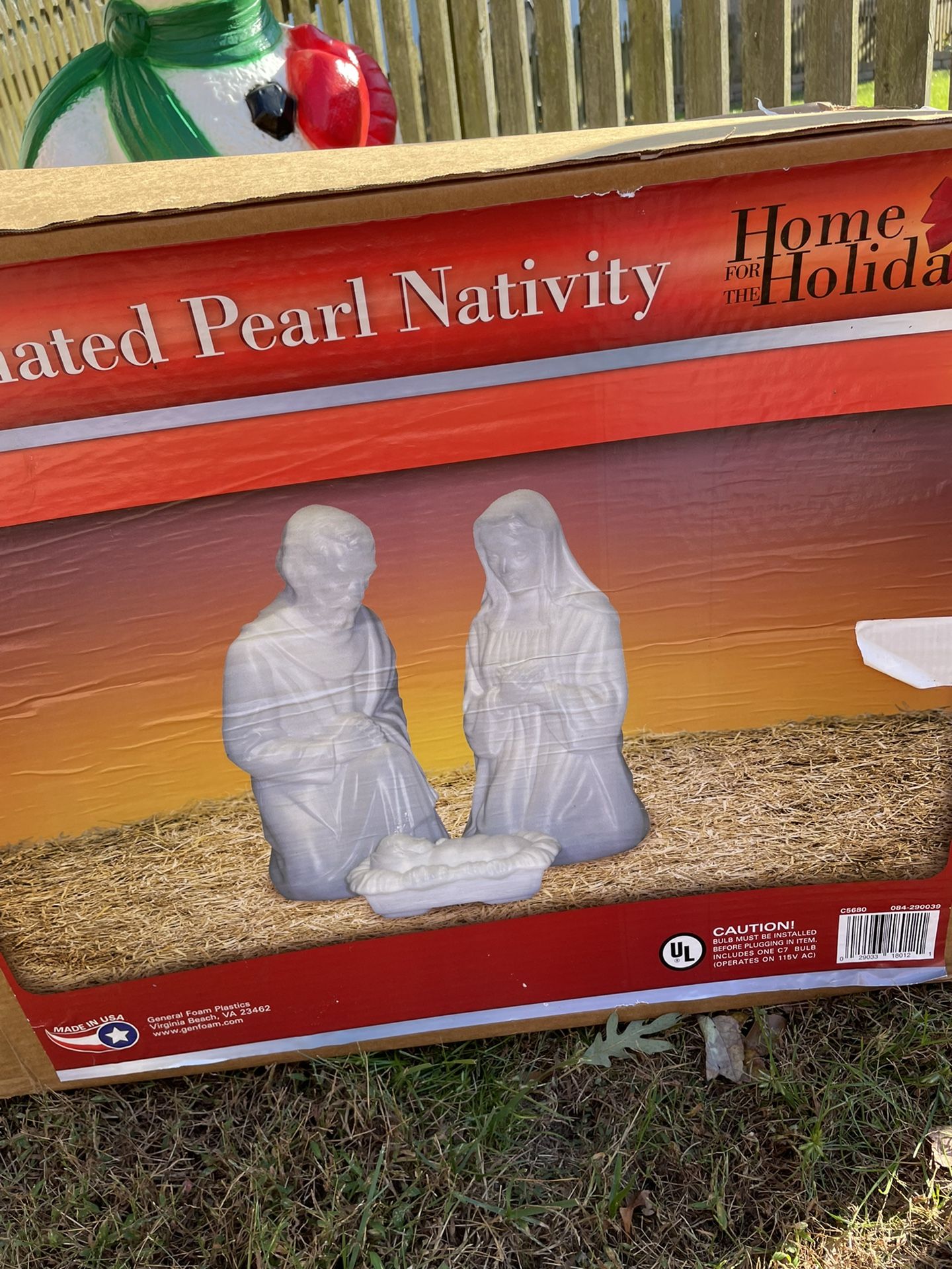 Blowmold  Nativity set