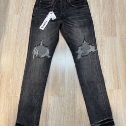 Purple P002 Grey  Dirty Blowout