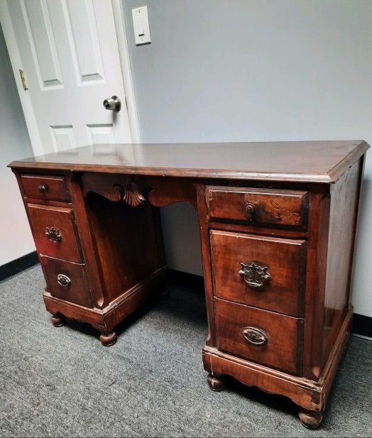 Antique Solid Wood Desk