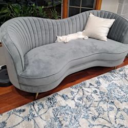 Sophia Gray Sofa$10 Down Payment And Financing Available