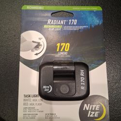 Nite Ize 170 Lumen Rechargeable Clip Light