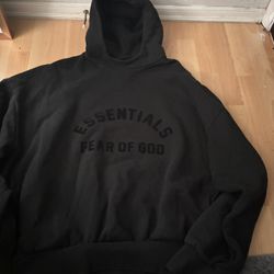 Black Essentials hoodie 