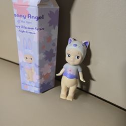 Sonny angel cherry blossom night calio cat purple color toy decor