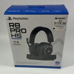 New RIG R8 PRO HS Over Ear Gaming Headset Black 10-1826-01