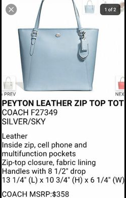 Coach tote