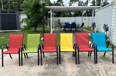 6 Stackable Sling Patio Chair from At Home