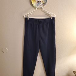 Women's Fleece Lounge Shorts Sz L soft, stretch drawstring front side pockets