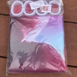 Dinosaur Bathroom Shower Curtain  with Hooks, NEW