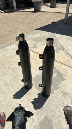 Indian Scout Bobber stock pipes