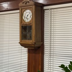 Chime Wall Clock Antique