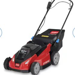  Stripe 21-in 60-volt, Self-Propelled Battery Walk Mower with (1) 7.5ah Battery Included