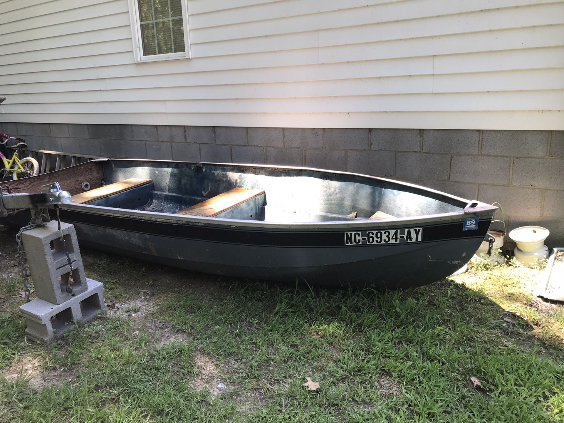 14ft boat and trailer