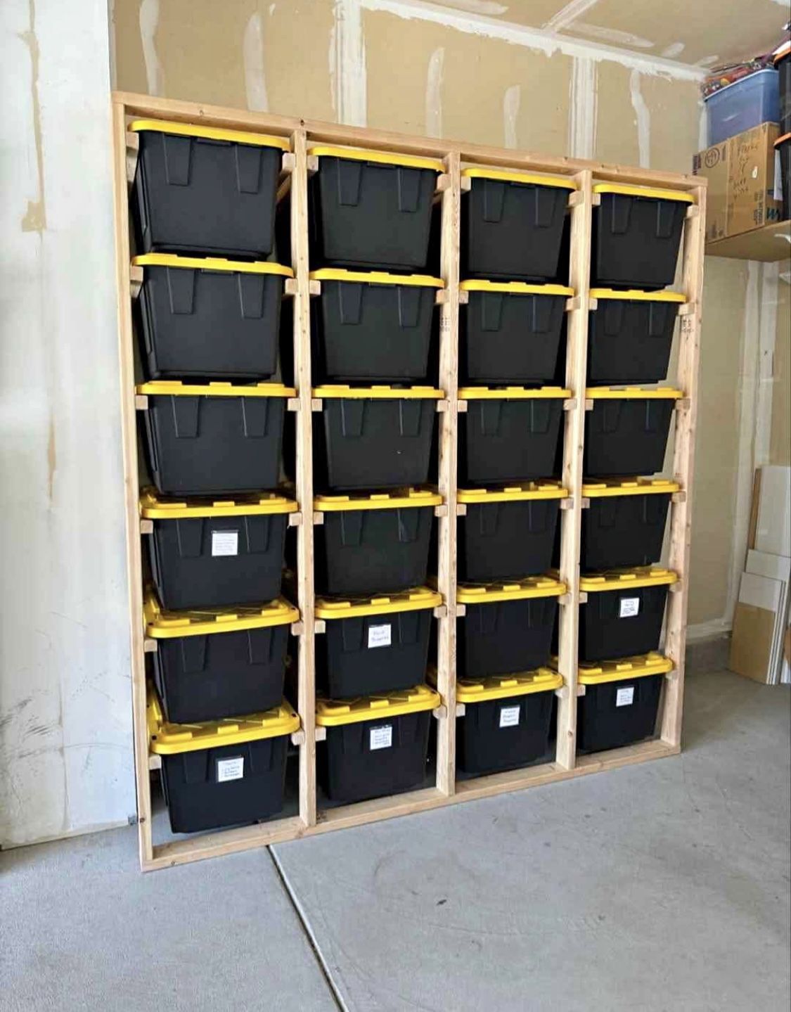 Storage Rack Bin Tote Organizer garage