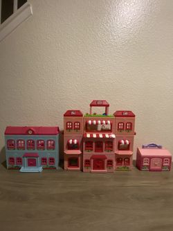 3 mega block hello kitty sets
