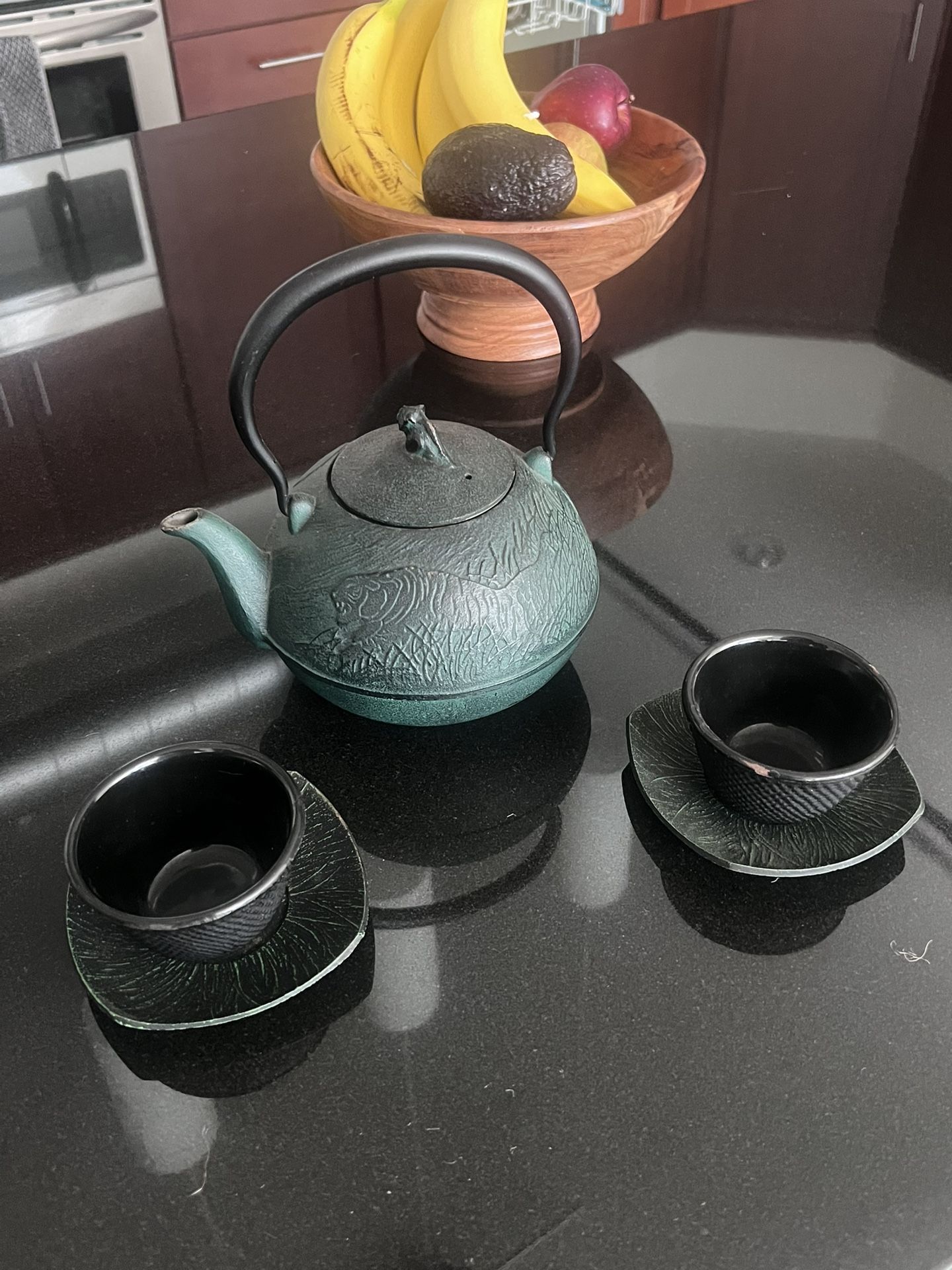Cast iron Japanese Tea Set