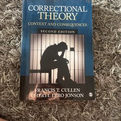 Correctional theory Context And Consequences Second Edition
