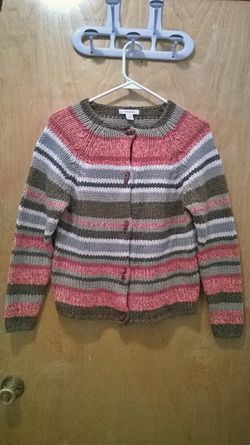 Dressbarn Hand Knitted Cardigan, Size S