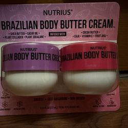 Nutrius Brazilian Body Butter Cream with Shea Butter