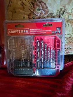 Craftsman 14-Piece Gold Oxide Drill Bit Set, $10 cash, price is firm!