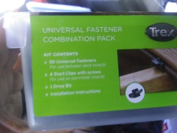 1 box of trex hidden fasteners 1 box of trex hidden fasteners